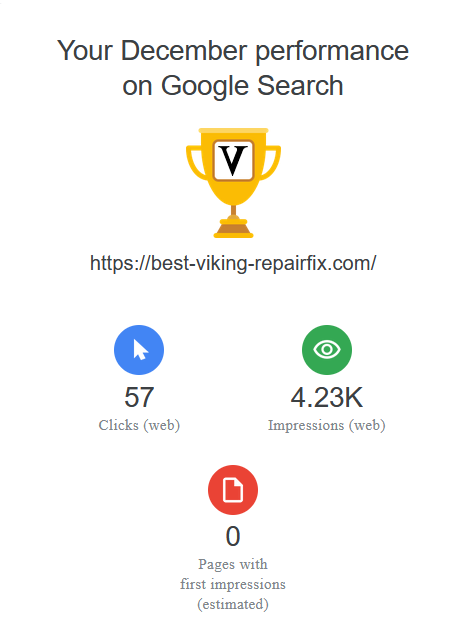 Portfolio 4 - Google Search Impact Results | Best Viking Repair Fix