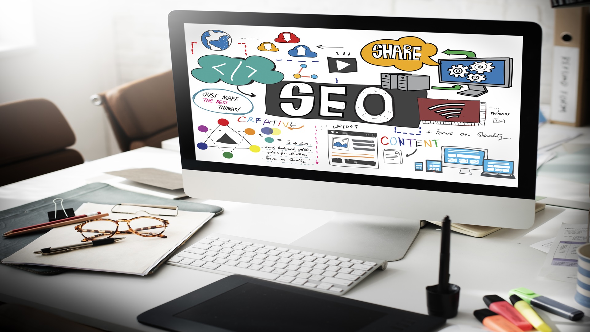 What is SEO | Search Engine Optimization Internet Digital Concept